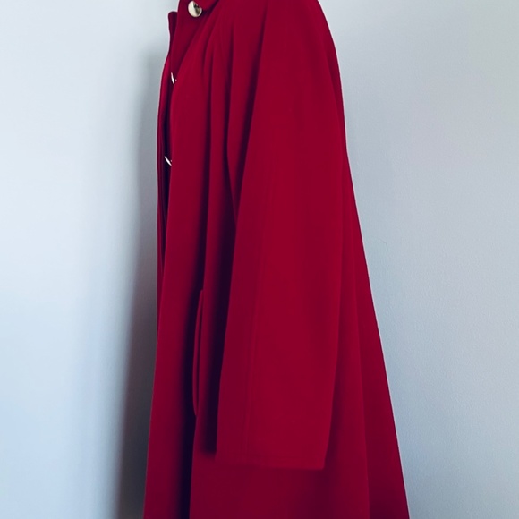 Vintage PORTS Cashmere/Wool Swing Coat - Picture 2 of 4